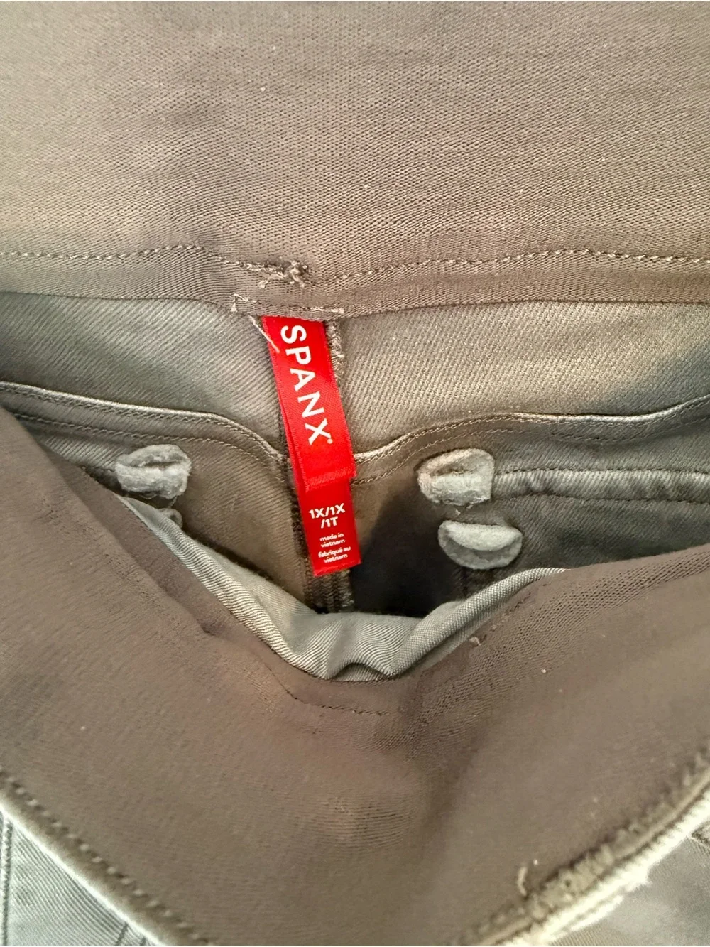 SPANX Wide Leg Pants in Taupe